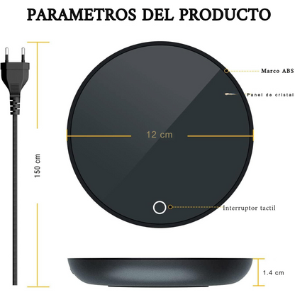 Calentador de tazas portátil